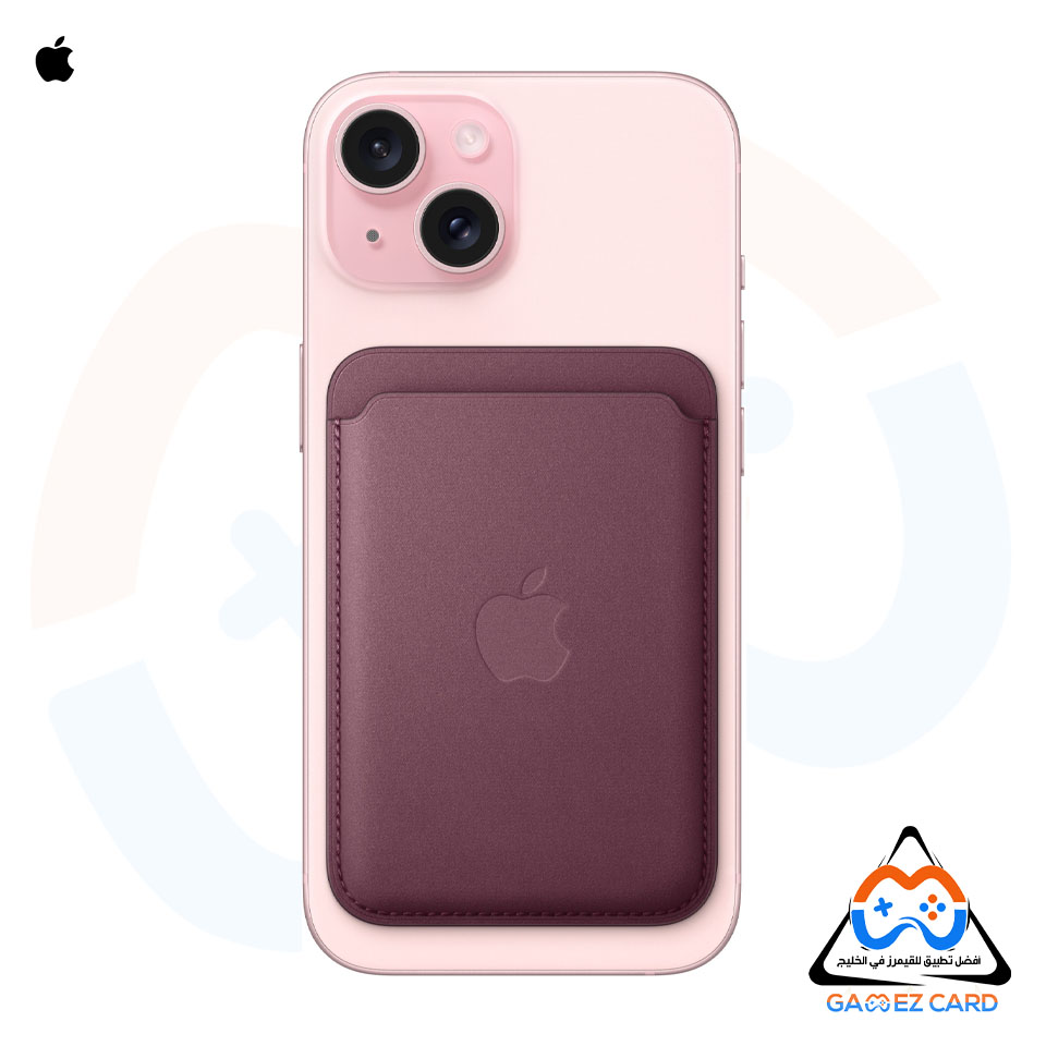 Apple - Apple iPhone Finewoven Wallet マルベリー 新品 Apple iPhone FineWoven Wallet with MagSafe - Mulberry