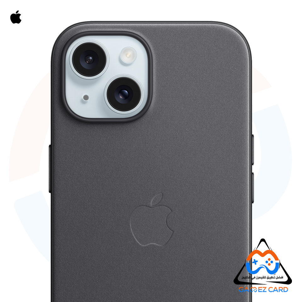 Apple iPhone 15 FineWoven Case with MagSafe - Black