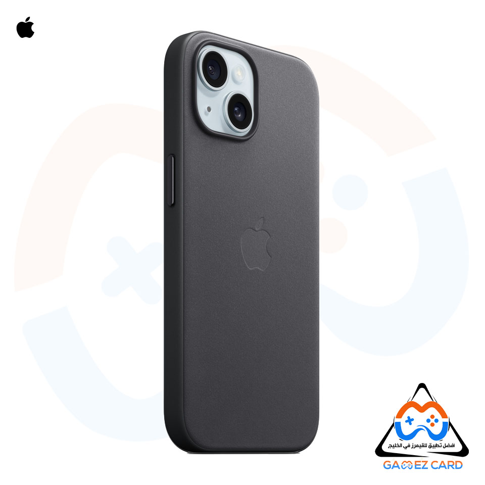 Apple iPhone 15 FineWoven Case with MagSafe - Black